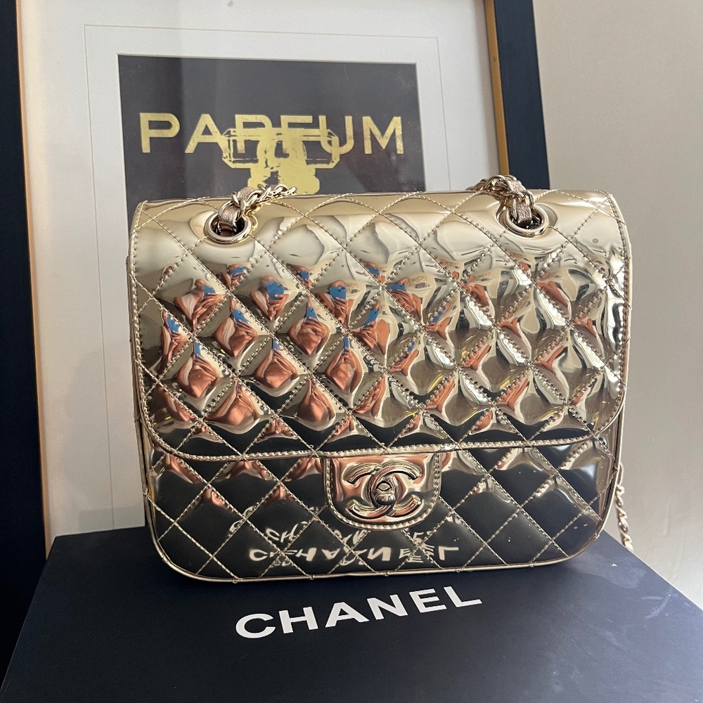 Mirror Gold Chanel Bag